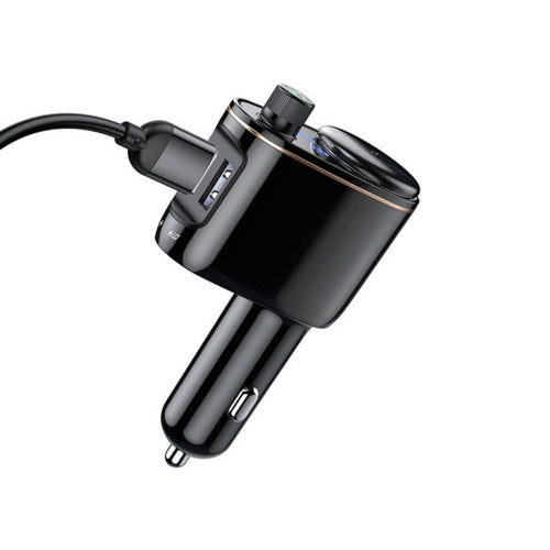 Baseus S-06 Bluetooth/USB car FM transmitter (Overseas Edition) - black