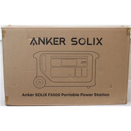 SALE OUT. Anker SOLIX F3000 Portable Power Station | Anker Solix Portable Power Station, 3072 Wh, 3600 W | F3000 | 24 mo