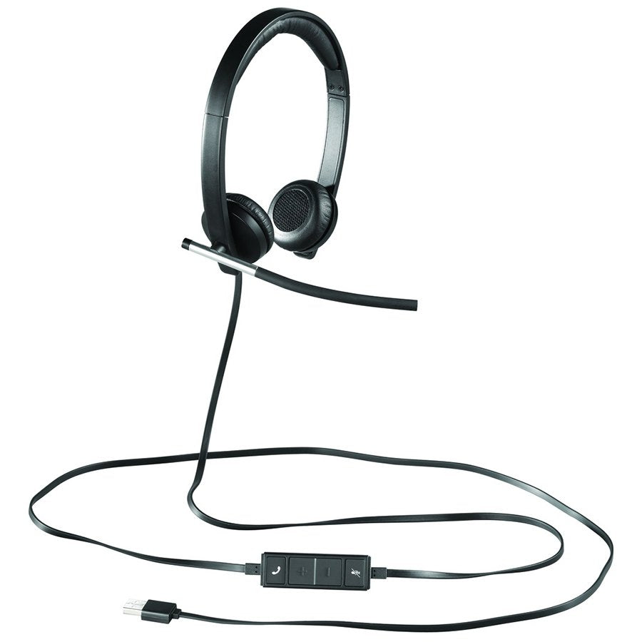 LOGITECH H650E CORDED HEADSET STEREO USB