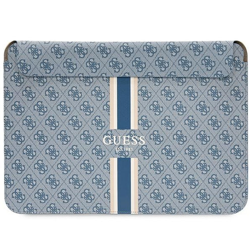 Guess 4G Printed Stripes cover for a 14" laptop - blue