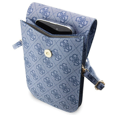Guess handbag GUWBP4RPSB - blue 4G Stripes