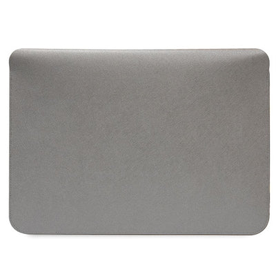 Karl Lagerfeld Saffiano Karl&amp;Choupette case for a 14" laptop - silver
