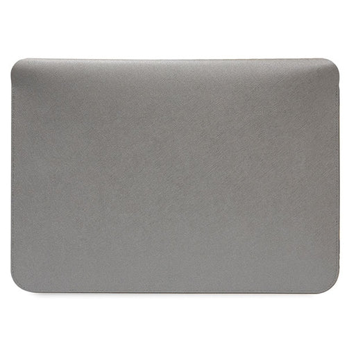 Karl Lagerfeld Saffiano Karl&amp;Choupette case for a 16" laptop - silver