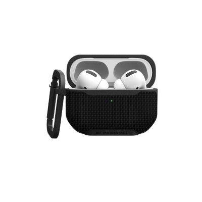 UAG Metropolis case for AirPods Pro 2 with carabiner - black