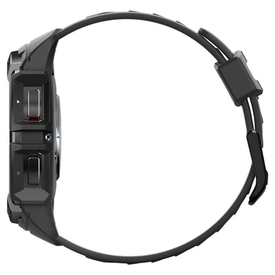 Spigen Rugged Armor Pro Case with Strap for Samsung Galaxy Watch 6 Classic (47mm) - Black