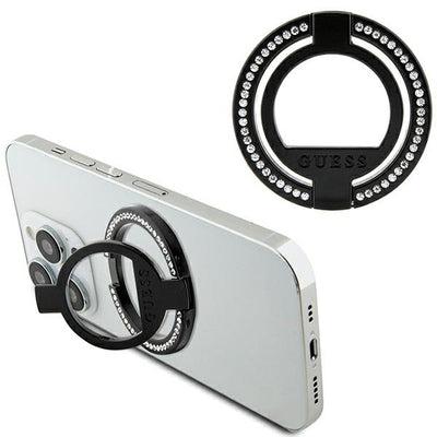 Guess MagSafe Ring stand GUMRSALDGK black/black Rhinestone