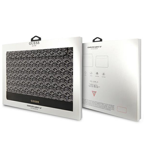 Guess GCube Stripes case for a 16" laptop - black