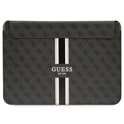 Guess 4G Printed Stripes cover for a 16" laptop - black