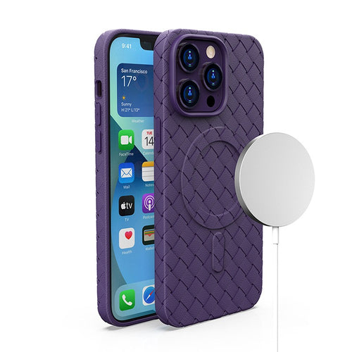 MagSafe Woven Case for iPhone 15 Pro Max - purple — Hurtel