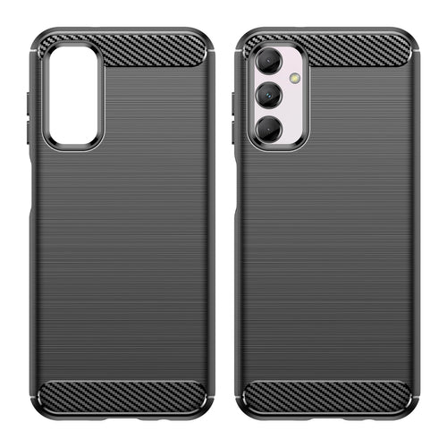 Flexible carbon pattern case for Samsung Galaxy M14 Carbon Case - black — Hurtel