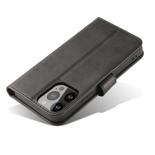 Magnet Case with flap and wallet for Tecno Spark 10 - black — Hurtel