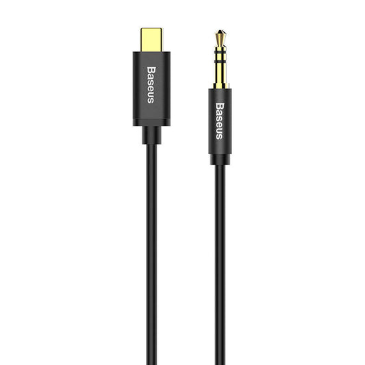 Baseus Yiven Audio cable USB-C to mini jack 3,5mm, 1.2m (Black) - Product Image 1