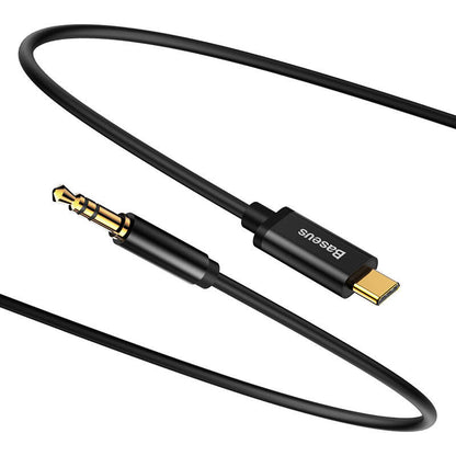 Baseus Yiven Audio cable USB-C to mini jack 3,5mm, 1.2m (Black) - Product Image 2