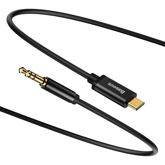 Baseus Yiven Audio cable USB-C to mini jack 3,5mm, 1.2m (Black) - Product Image 2