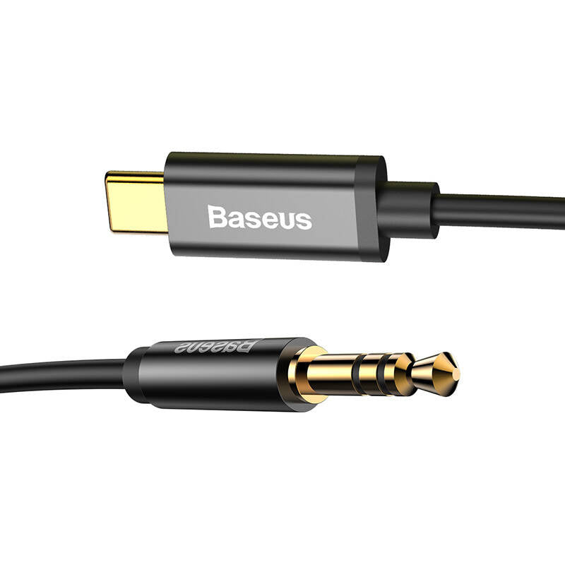 Baseus Yiven Audio cable USB-C to mini jack 3,5mm, 1.2m (Black) - Product Image 3