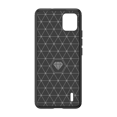 Carbon Case silicone case for Nokia C110 - black — Hurtel