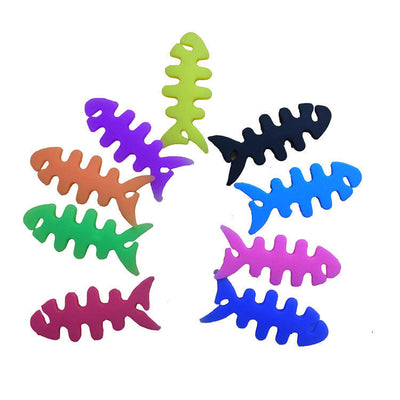 Fish-shaped headphone cable wrap - pink — Hurtel