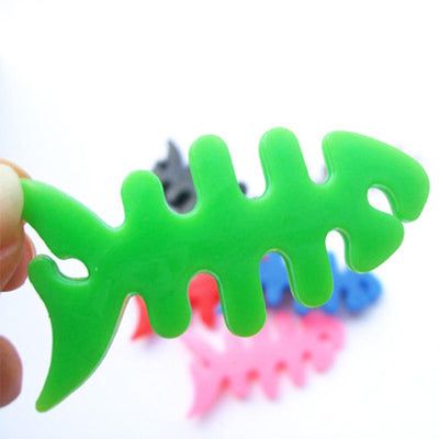 Fish-shaped headphone cable wrap - pink — Hurtel
