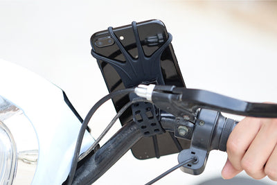 Swivel silicone bike holder with replaceable head - black — Hurtel
