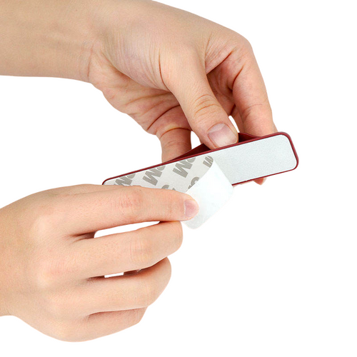 Self-adhesive finger holder with zipper - pink — Hurtel
