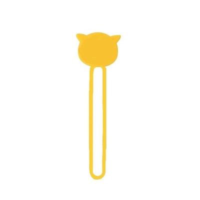 Silicone cable reel - yellow — Hurtel