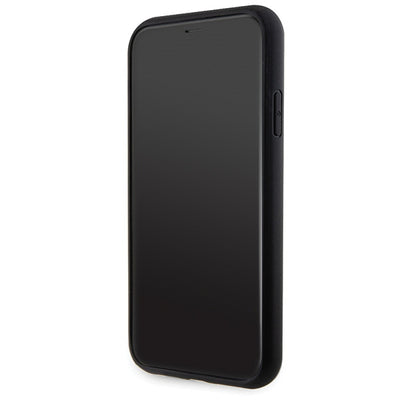 Guess GUHCN61HG4SGK case for iPhone 11 / Xr - black Glitter Script Big 4G