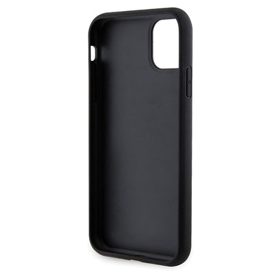 Guess GUHCN61HG4SGK case for iPhone 11 / Xr - black Glitter Script Big 4G