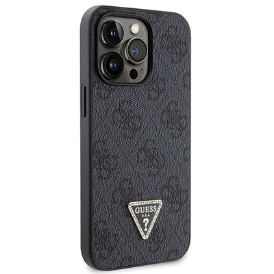 Guess GUHCP13LP4TDSCPK Case for iPhone 13 Pro / 13 - Black Crossbody 4G Metal Logo