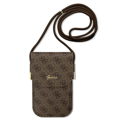 Guess 4G Metal Script Logo handbag - brown