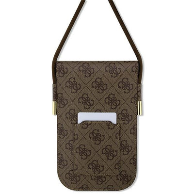 Guess 4G Metal Script Logo handbag - brown