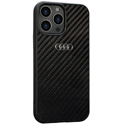 Audi Carbon Fiber iPhone 13 Pro Max 6.7&quot; black/black hardcase AU-TPUPCIP13PM-R8/D2-BK