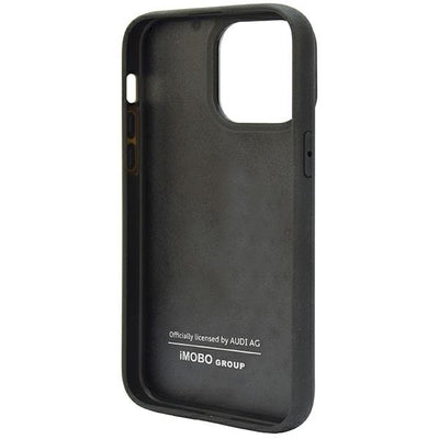 Audi Carbon Fiber Stripe iPhone 14 Pro Max 6.7&quot; black/black hardcase AUS-TPUPCIP14PM-R8/D1-BK