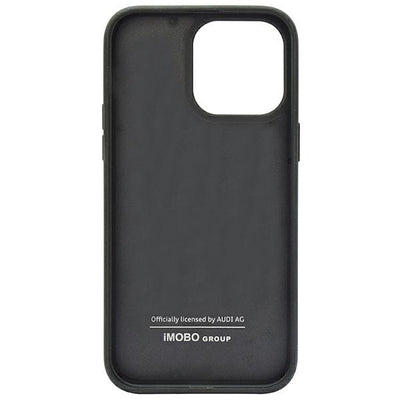 Audi Carbon Fiber Stripe iPhone 14 Pro Max 6.7&quot; black/black hardcase AUS-TPUPCIP14PM-R8/D1-BK