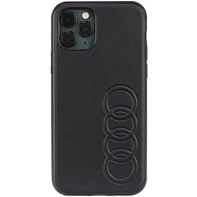 Audi Synthetic Leather iPhone 11 Pro 5.8&quot; black/black hardcase AU-TPUPPCIP11-TT/D1-BK