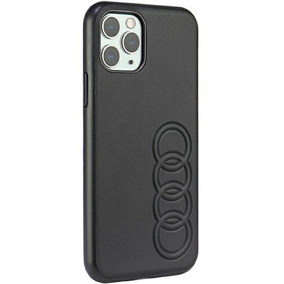 Audi Synthetic Leather iPhone 11 Pro 5.8&quot; black/black hardcase AU-TPUPPCIP11-TT/D1-BK