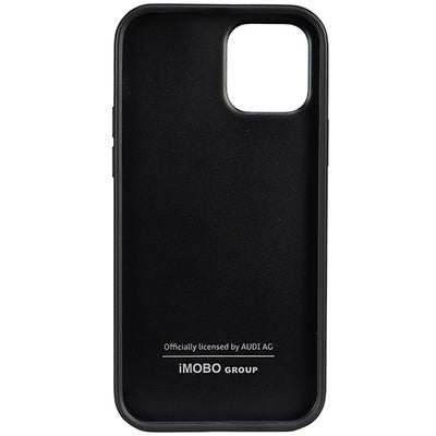 Audi Synthetic Leather iPhone 12/12 Pro 6.1&quot; black/black hardcase AU-TPUPCIP12P-TT/D1-BK