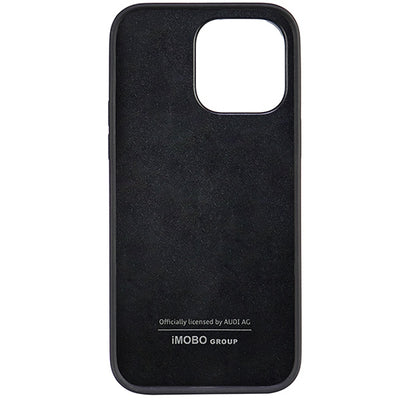Audi Synthetic Leather iPhone 14 Pro Max 6.7&quot; black/black hardcase AU-TPUPPCIP14PM-TT/D1-BK