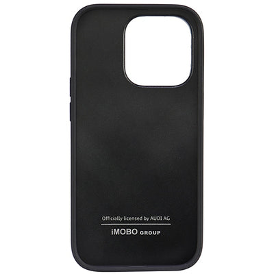 Audi Synthetic Leather iPhone 14 Pro 6.1&quot; black/black hardcase AU-TPUPPCIP14P-TT/D1-BK