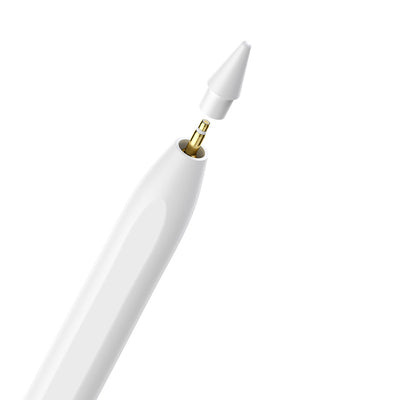 Baseus Smooth Writing 2 stylus with active tip for iPad + USB-A - Lightning cable and replaceable tip - white