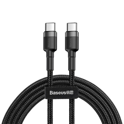 Baseus Cafule Cable USB-C PD 2.0 QC 3.0 60W 1m (Black+Gray) - Product Image 1