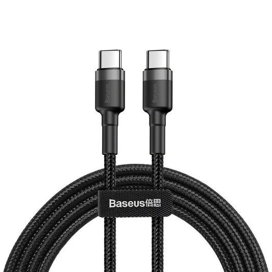 Baseus Cafule Cable USB-C PD 2.0 QC 3.0 60W 1m (Black+Gray) - Product Image 1