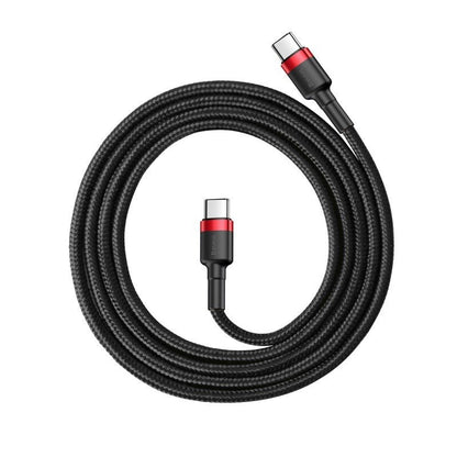 Baseus Cafule Cable USB-C PD 2.0 QC 3.0 60W 2m (Black+Red) - Product Image 2