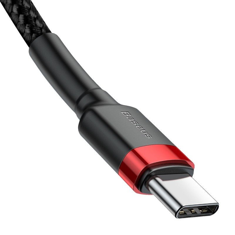 Baseus Cafule Cable USB-C PD 2.0 QC 3.0 60W 2m (Black+Red) - Product Image 3