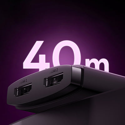 [RETURNED ITEM] Baseus AirJoy 2in1 4K 60Hz bi-directional HDMI adapter with built-in 1m cable - black