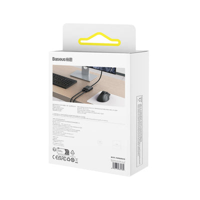 [RETURNED ITEM] Baseus AirJoy 2in1 4K 60Hz bi-directional HDMI adapter with built-in 1m cable - black