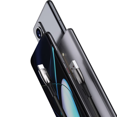 [RETURNED ITEM] Baseus Glimmer Series Fast Charging Cable USB-A - USB-C 100W 480Mbps 2m black