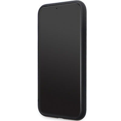 Karl Lagerfeld KLHCN61SMHCNPK case for iPhone 11 / Xr - black Silicone C Metal Pin