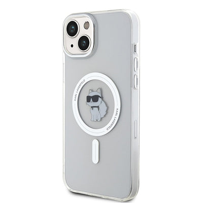 Karl Lagerfeld IML Choupette MagSafe case for iPhone 15 Plus - transparent