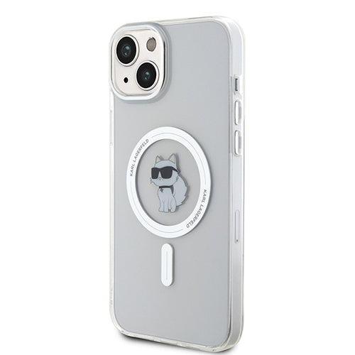 Karl Lagerfeld IML Choupette MagSafe case for iPhone 15 Plus - transparent