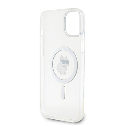 Karl Lagerfeld IML Choupette MagSafe case for iPhone 15 Plus - transparent